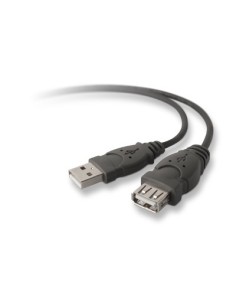Belkin USB A A 3 m cable USB USB 2.0 Negro
