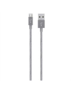 Belkin F2CU021BT04-GRY cable USB 1,2 m USB A Micro-USB A Gris