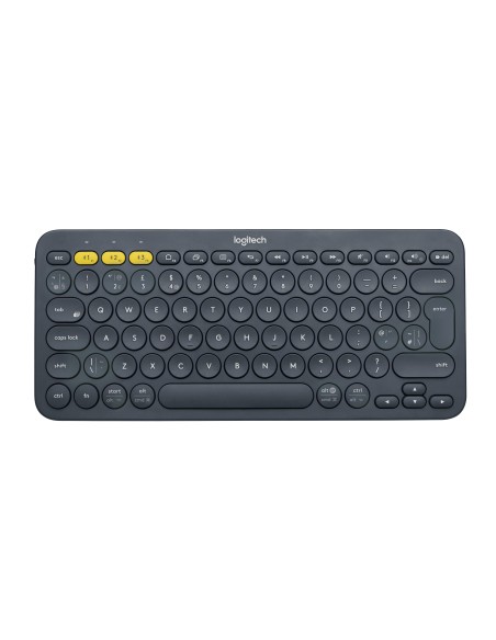 Logitech K380 Multi-Device Bluetooth® Keyboard teclado QWERTY Nórdico Gris