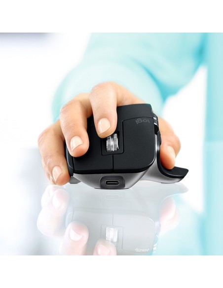 Logitech MX Master 3 for Mac ratón mano derecha Bluetooth Laser 4000 DPI