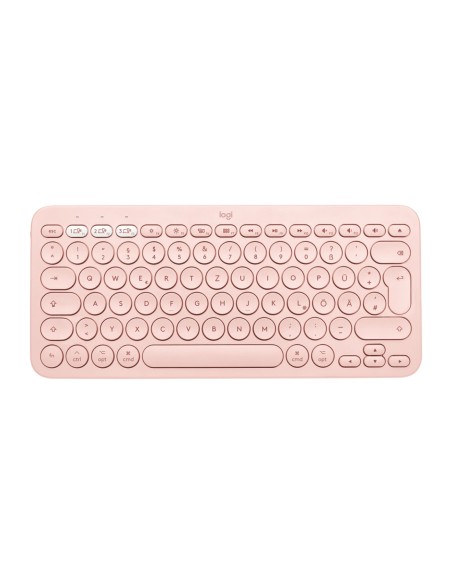 Logitech K380 for Mac Multi-Device Bluetooth Keyboard teclado QWERTY Español Rosa