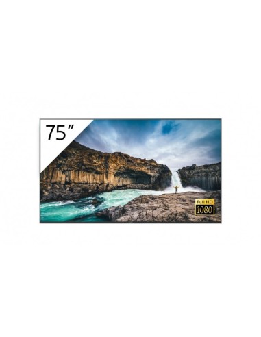Sony FWD-75X90H pantalla de señalización Pantalla plana para señalización digital 190,5 cm (75") LCD Wifi 4K Ultra HD Negro