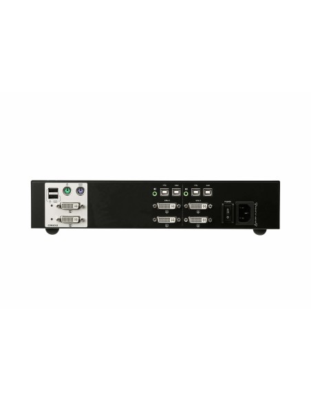ATEN Switch KVM seguro DVI dual display USB de 2 puertos (compatible con PSS PP v3.0)