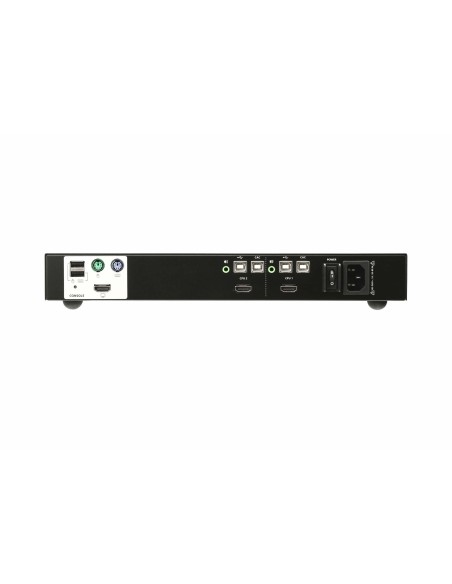 ATEN Switch KVM seguro HDMI USB de 2 puertos (compatible con PSS PP v3.0)