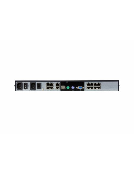 ATEN Switch KVM por IP multi-interfaz Cat 5 de 8 puertos de 1 consola local y 1 consola remota con Virtual Media (1920 x 1200)