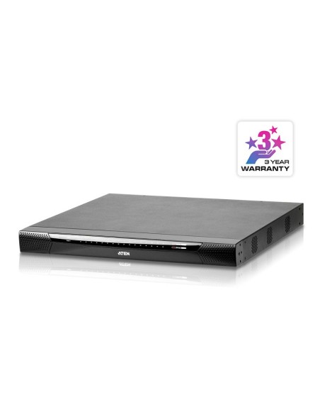 ATEN Switch KVM por IP multi-interfaz Cat 5 de 32 puertos de 1 consola local y 8 consolas remotas
