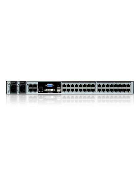 ATEN Switch KVM por IP multi-interfaz Cat 5 de 32 puertos de 1 consola local y 8 consolas remotas