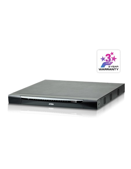 ATEN Switch KVM por IP multi-interfaz Cat 5 de 32 puertos de 1 consola local y 4 consolas remotas