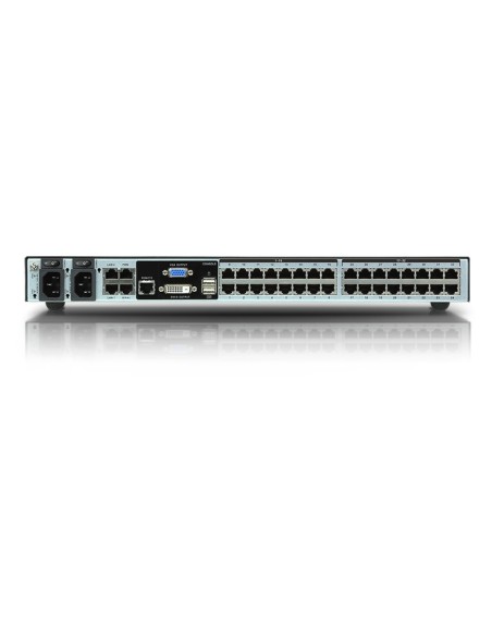 ATEN Switch KVM por IP multi-interfaz Cat 5 de 32 puertos de 1 consola local y 4 consolas remotas
