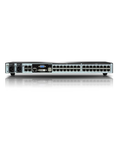 ATEN Switch KVM por IP multi-interfaz Cat 5 de 32 puertos de 1 consola local y 2 consolas remotas