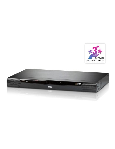 ATEN KN1108V-AX-G interruptor KVM Montaje en rack Negro