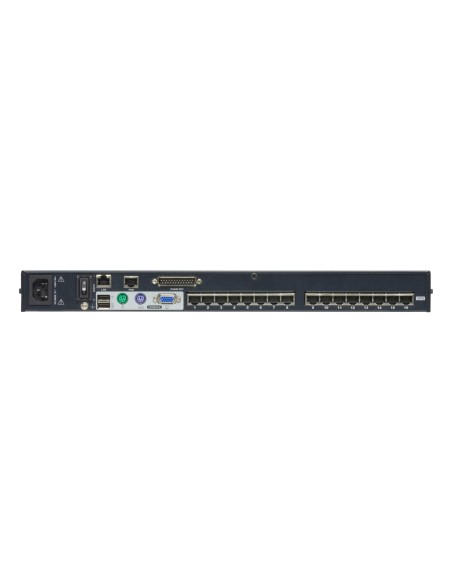 ATEN Switch KVM por IP multi-interfaz Cat 5 de 16 puertos con acceso compartido desde consolas local remota
