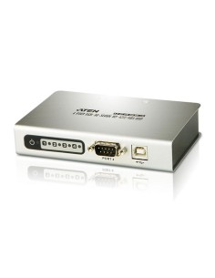 ATEN UC4854 USB 2.0 0,1125 Mbit s Negro, Plata
