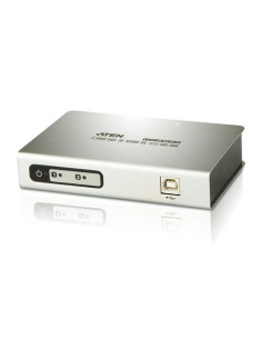 ATEN UC4852-AT hub de interfaz USB 2.0 Type-B 0,1152 Mbit s Plata