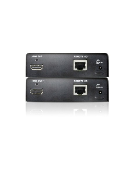 ATEN VE814-AT-G extensor audio video Transmisor y receptor de señales AV Negro