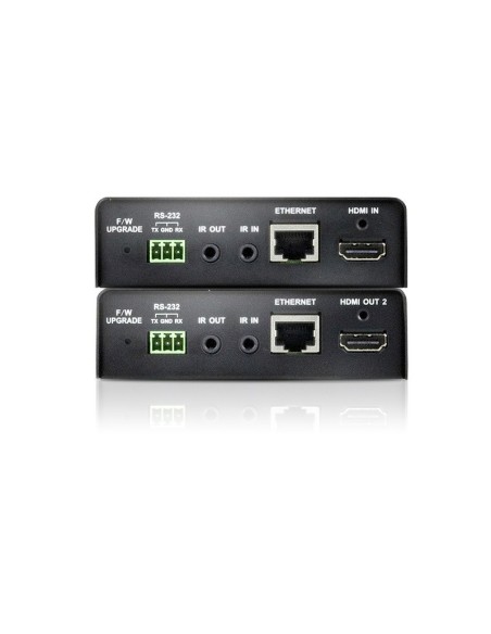ATEN VE814-AT-G extensor audio video Transmisor y receptor de señales AV Negro