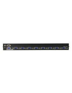 ATEN VS0801A interruptor KVM Montaje en rack Negro