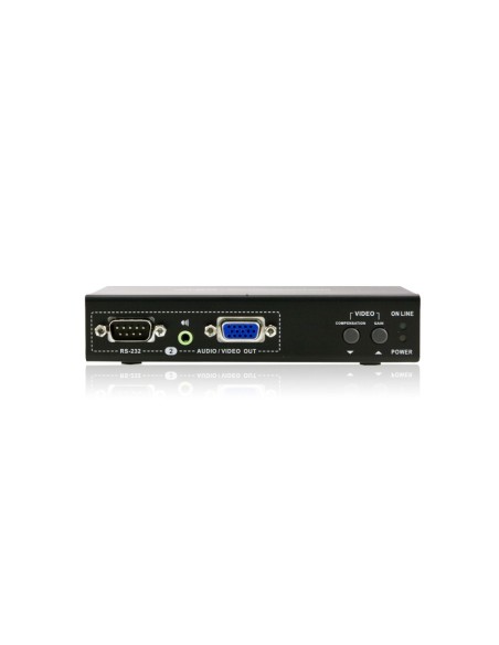 ATEN VE200R extensor audio video Receptor AV Negro