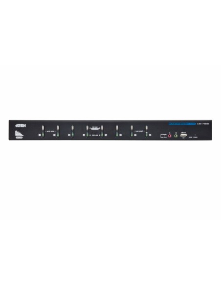 ATEN Switch KVM DVI Audio dual link USB de 8 puertos