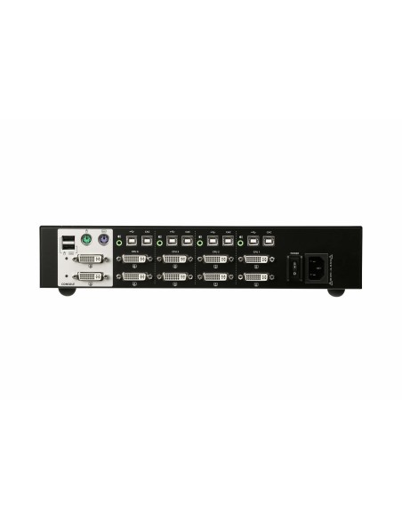 ATEN Switch KVM seguro DVI dual display USB de 4 puertos (compatible con PSS PP v3.0)