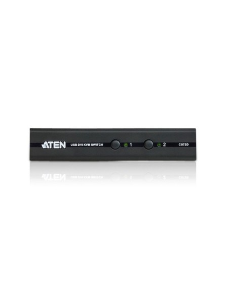 ATEN CS72D interruptor KVM Negro