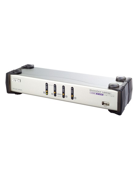 ATEN CS1744 interruptor KVM Blanco
