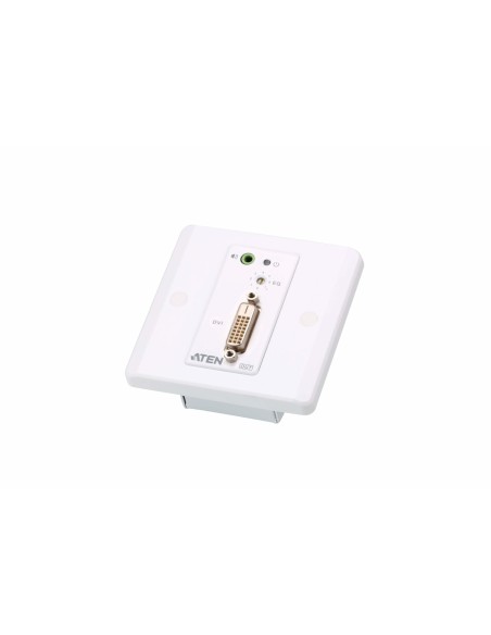 ATEN Extensor encastrable DVI Audio sobre Cat 5 con embellecedor (1920 x 1200 a 40 m)