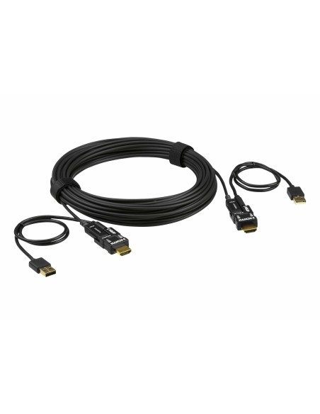 ATEN Cable óptico activo HDMI True 4K de 30 m con conector desmontable (True 4K a 30 m)