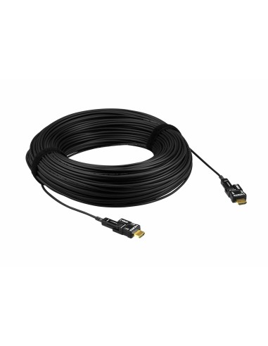ATEN Cable óptico activo HDMI True 4K de 100 m con conector desmontable (True 4K a 100 m)