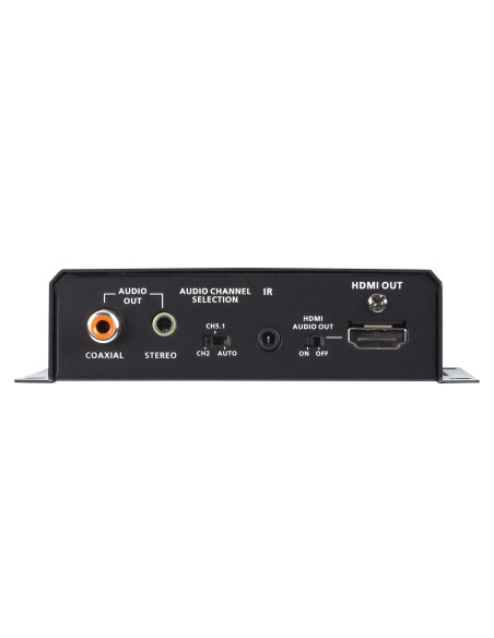 ATEN Receptor HDMI HDBaseT con desembebedor de audio (4K a 100 m) (HDBaseT Class A)