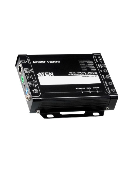ATEN Receptor HDMI HDBaseT con desembebedor de audio (4K a 100 m) (HDBaseT Class A)