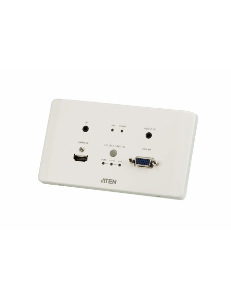 ATEN VE2812EUT-AT-G extensor audio video Transmisor de señales AV Blanco
