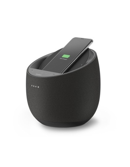 ALTAVOZ INTELIGENTE BELKIN+CARGADOR INALAMBRICO SOUNDFORM ELITE (GOOGLE A) NEGRO