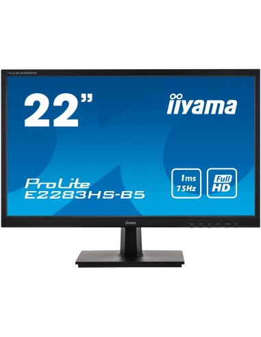 iiyama ProLite E2283HS-B5 LED display 54,6 cm (21.5") 1920 x 1080 Pixeles Full HD Negro