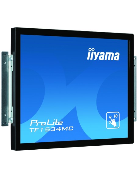 iiyama ProLite TF1534MC-B6X monitor pantalla táctil 38,1 cm (15") 1024 x 768 Pixeles Multi-touch Multi-usuario Negro