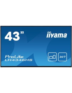 iiyama LH4346HS-B1 pantalla de señalización Pantalla plana para señalización digital 108 cm (42.5") LED Full HD Negro Android