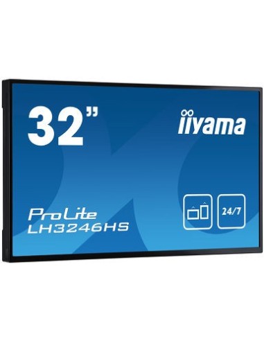 iiyama LH3246HS-B1 pantalla de señalización Pantalla plana para señalización digital 80 cm (31.5") LED Full HD Negro