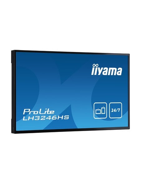 iiyama LH3246HS-B1 pantalla de señalización Pantalla plana para señalización digital 80 cm (31.5") LED Full HD Negro