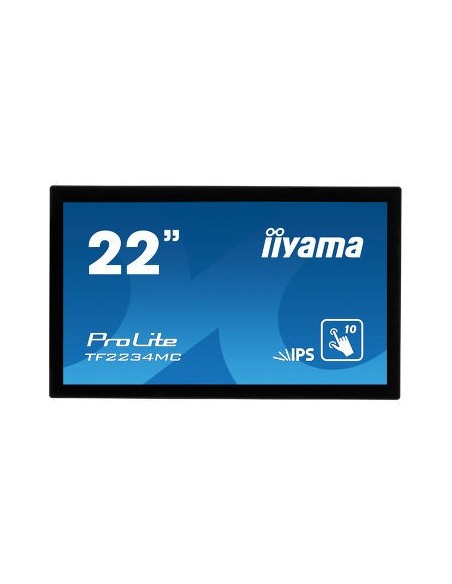iiyama ProLite TF2234MC-B6X monitor pantalla táctil 54,6 cm (21.5") 1920 x 1080 Pixeles Multi-touch Multi-usuario Negro