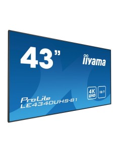 iiyama LE4340UHS-B1 pantalla de señalización 108 cm (42.5") LED 4K Ultra HD Negro Android