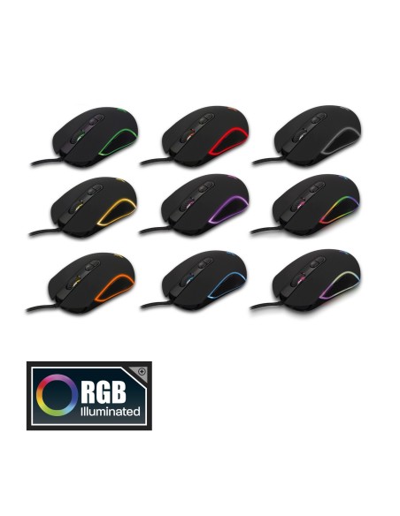 Ewent Play PL3301 ratón mano derecha USB tipo A Óptico 4800 DPI