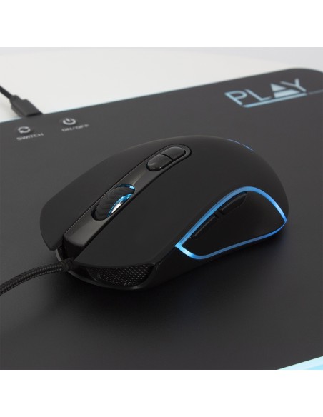 Ewent Play PL3301 ratón mano derecha USB tipo A Óptico 4800 DPI