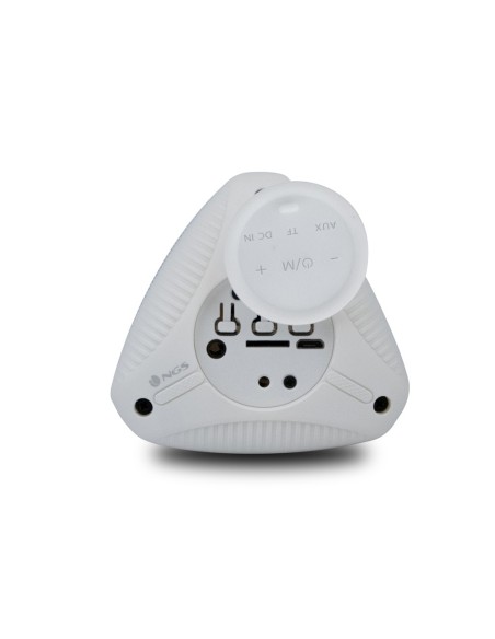 NGS Roller Ride Altavoz portátil estéreo Blanco 10 W