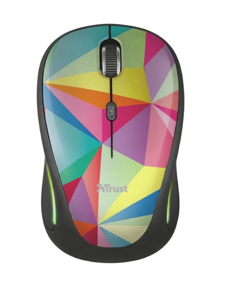 Trust Yvi FX ratón Ambidextro RF inalámbrico Óptico 1600 DPI