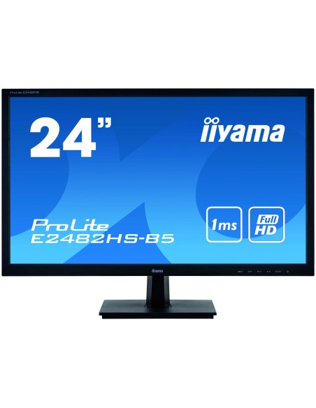 iiyama ProLite E2482HS-B5 pantalla para PC 61 cm (24") 1920 x 1080 Pixeles Full HD LED Negro