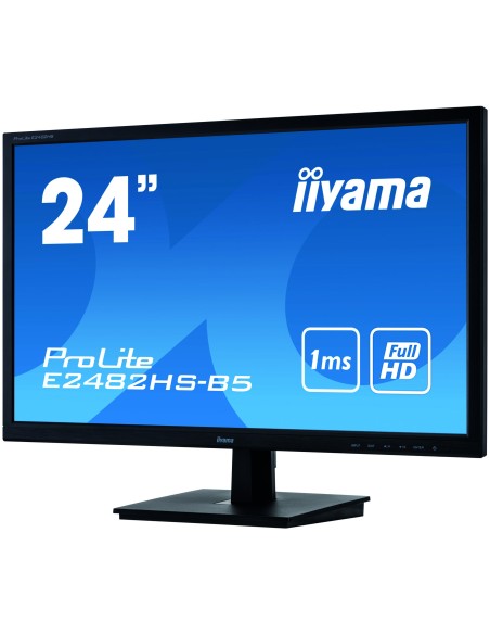 iiyama ProLite E2482HS-B5 pantalla para PC 61 cm (24") 1920 x 1080 Pixeles Full HD LED Negro