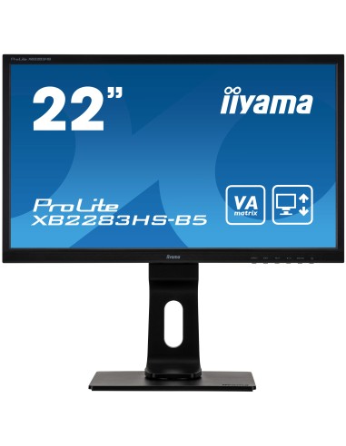iiyama ProLite XB2283HS-B5 LED display 54,6 cm (21.5") 1920 x 1080 Pixeles Full HD Negro