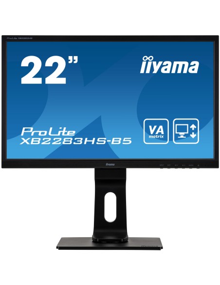 iiyama ProLite XB2283HS-B5 LED display 54,6 cm (21.5") 1920 x 1080 Pixeles Full HD Negro