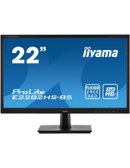iiyama ProLite E2282HS-B5 LED display 54,6 cm (21.5") 1920 x 1080 Pixeles Full HD Negro