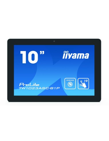 iiyama ProLite TW1023ASC-B1P monitor pantalla táctil 25,6 cm (10.1") 1280 x 800 Pixeles Multi-touch Multi-usuario Negro